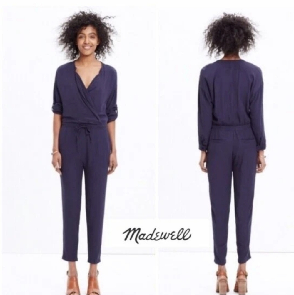 Madewell Novelist Women's Navy Jumpsuit